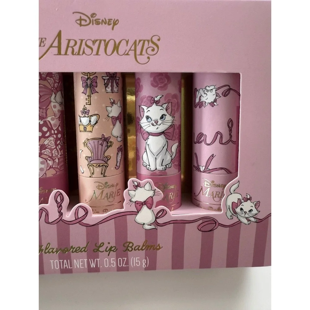 Disney Aristocats Marie Lip Balm & Eyeshadow Palette Duo‎ Gift Set Coquette NEW